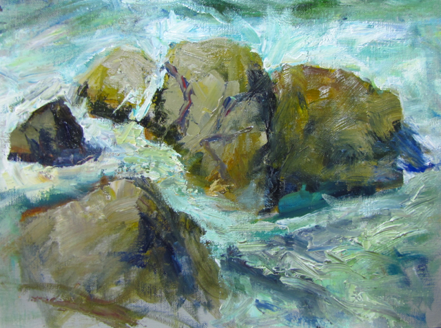 Bodega Head Rocks, 11x14